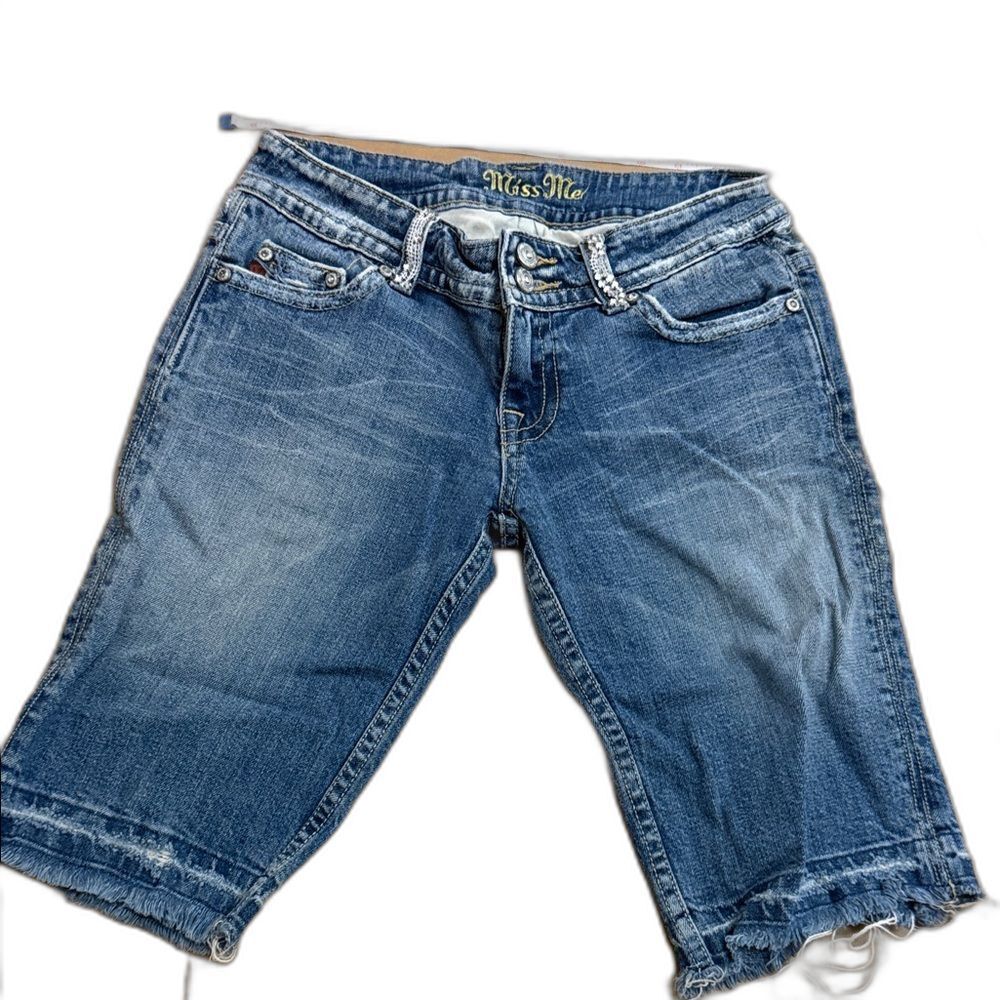 Miss Me camo Classic Blue capris size 26